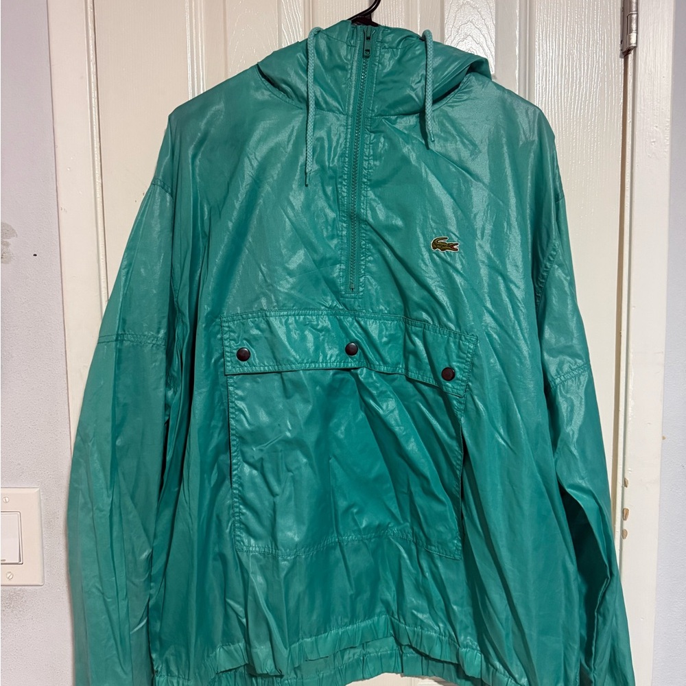 Lacoste Men's Teal Windbreaker Jacket